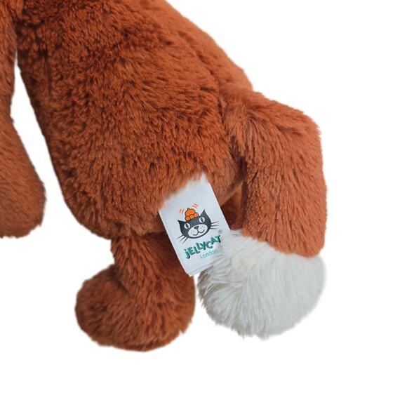 Jellycat Bashful Fox Cub Stuffed Animal Medium 11” Woodland Plush Toy LONDON - Picture 2 of 2